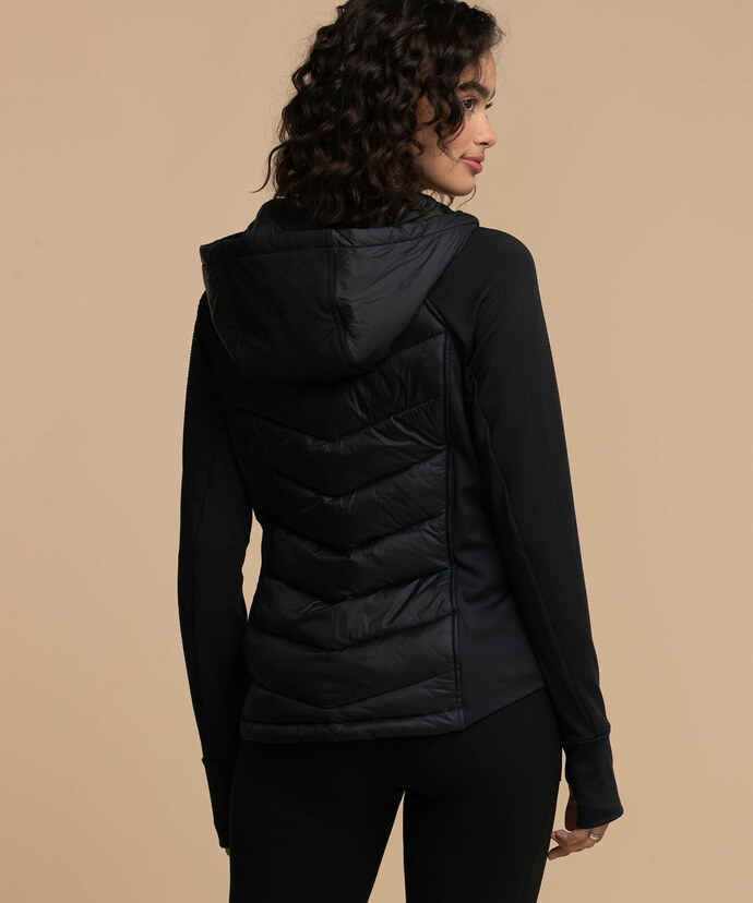 Quilted Athletic Jacket Image 3