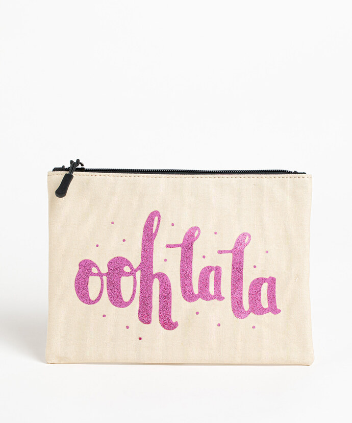 Printed Zipper Pouch Image 1