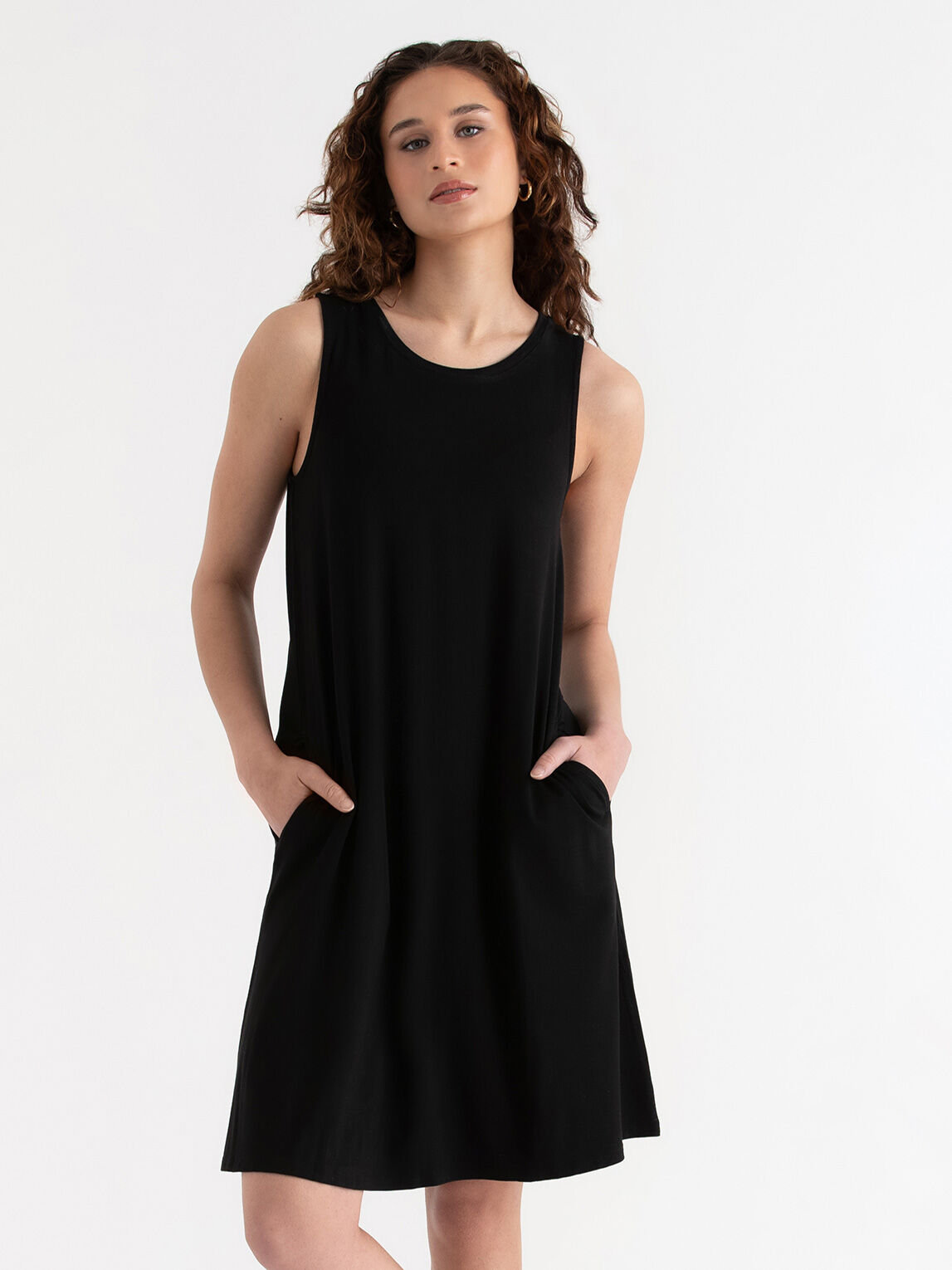 Simple sleeveless dress cheap