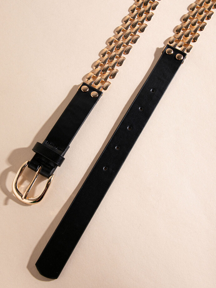 Gold Link Chain Belt | Rickis