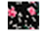 Black/Pink Floral Print
