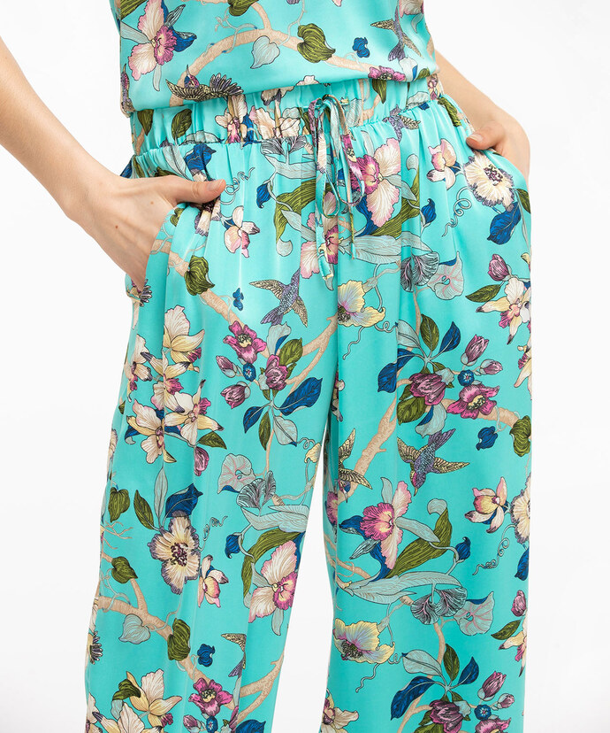 Luxe Satin Pajama Pant Image 5