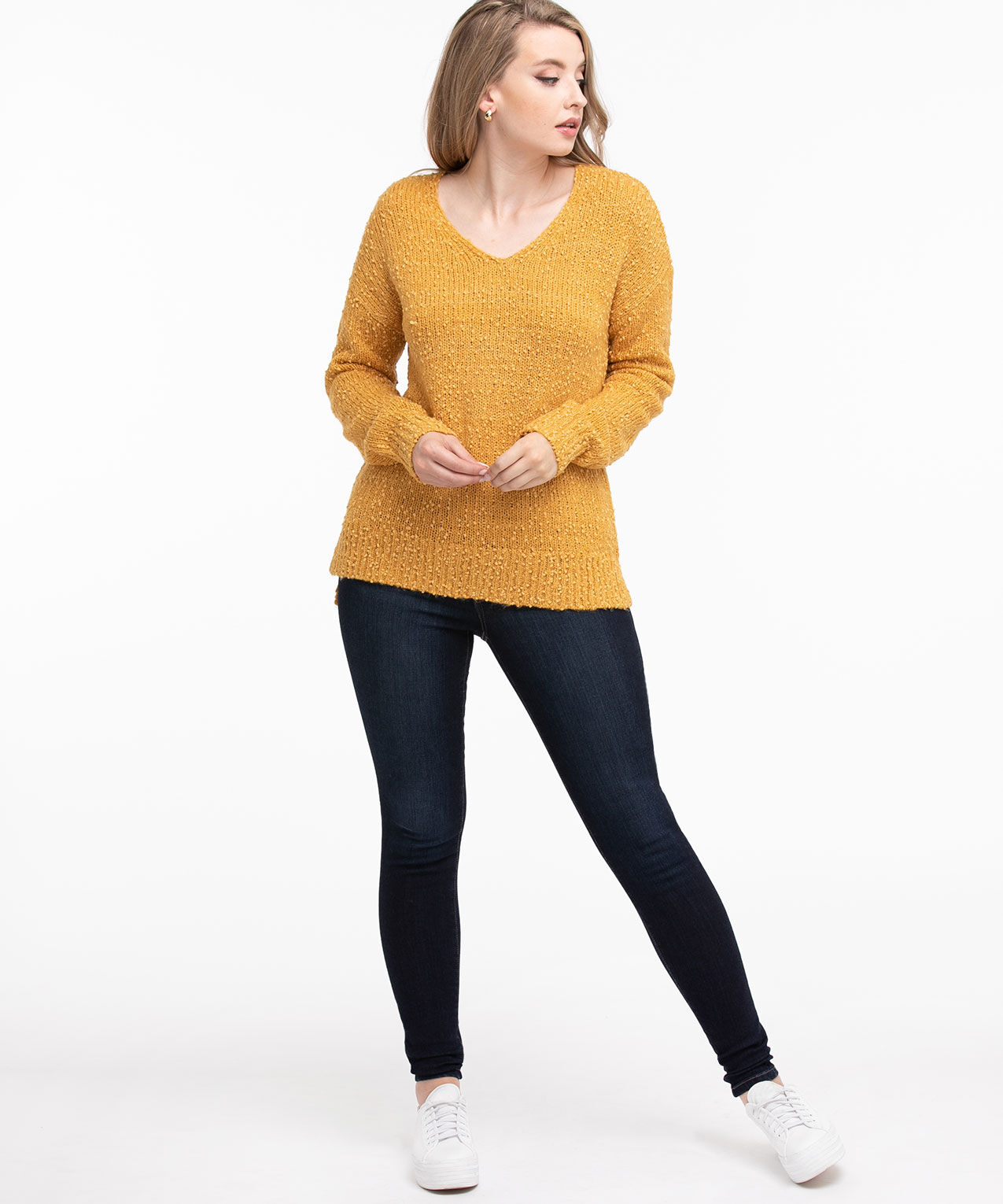 Popcorn pullover sweater outlet
