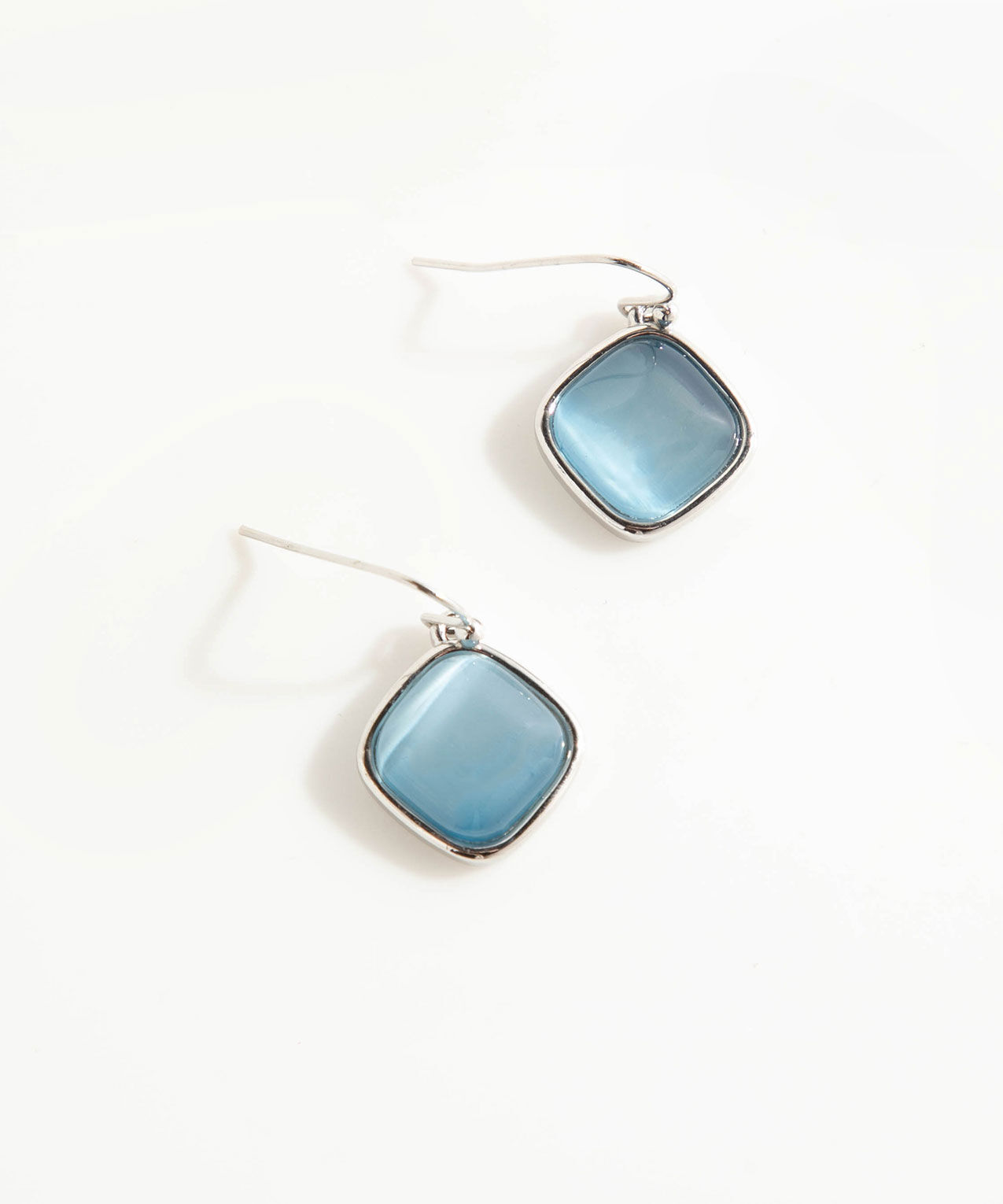 Blue Cat Eye Earrings