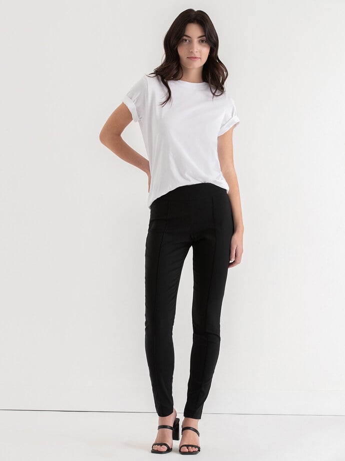 Alfie Pull-On Slim Pant in Microtwill  Image 5