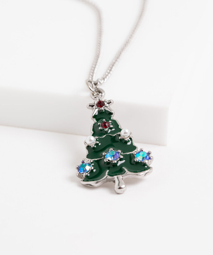 Christmas Tree Necklace Image 1