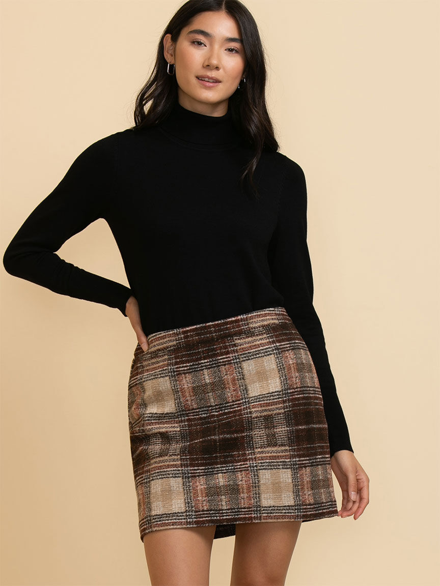 How to wear sale plaid mini skirt