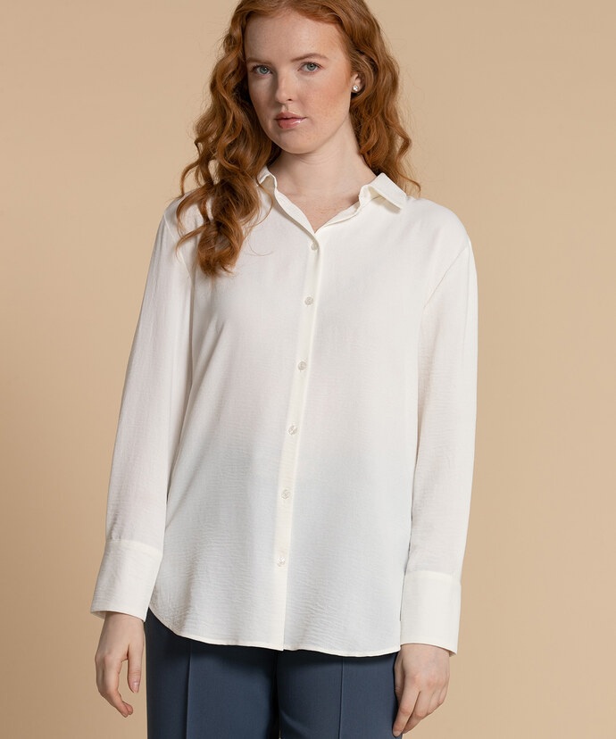 Long Sleeved Collared Shirt Image 4