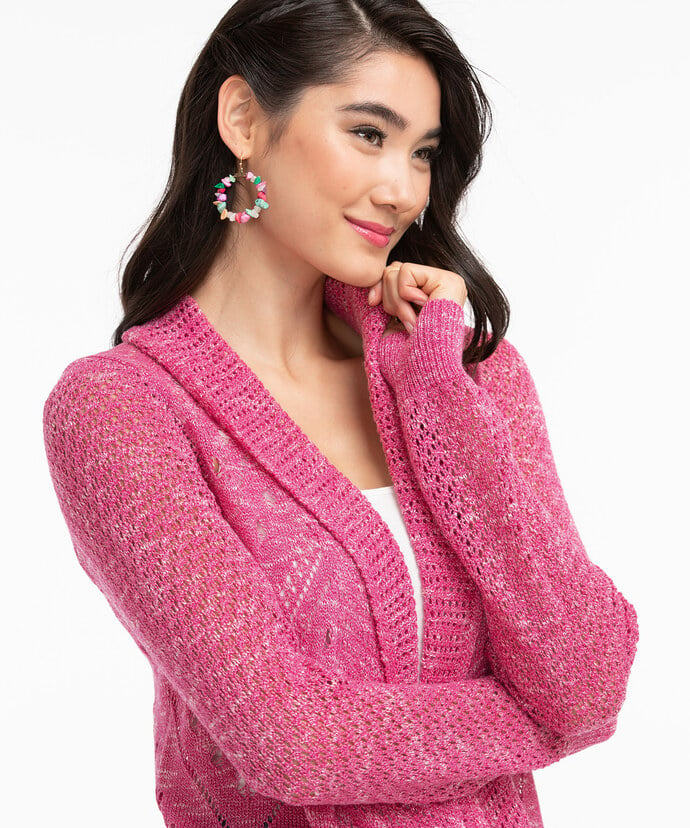 Pointelle Cocoon Cardigan Image 1