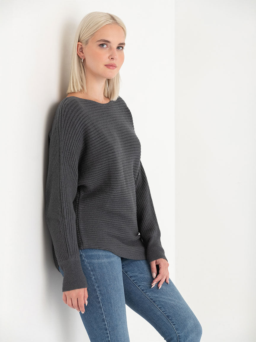 Asymmetrical sweater outlet