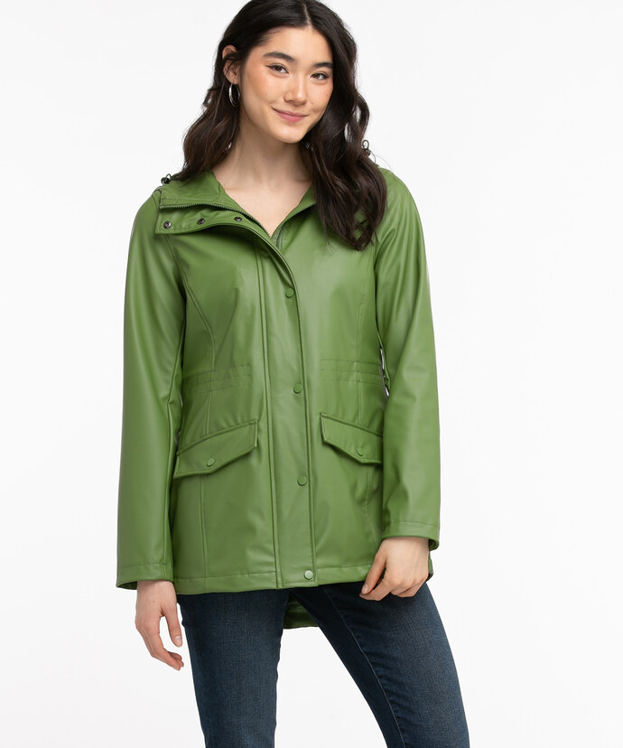Hooded Rain Jacket Image 1
