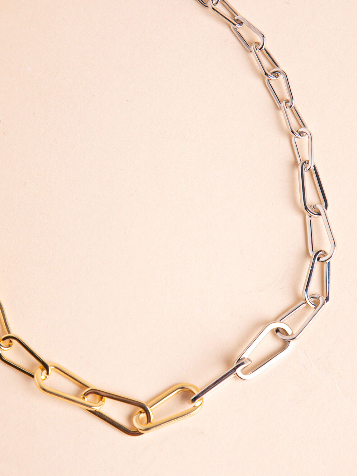 Link gold necklace shop