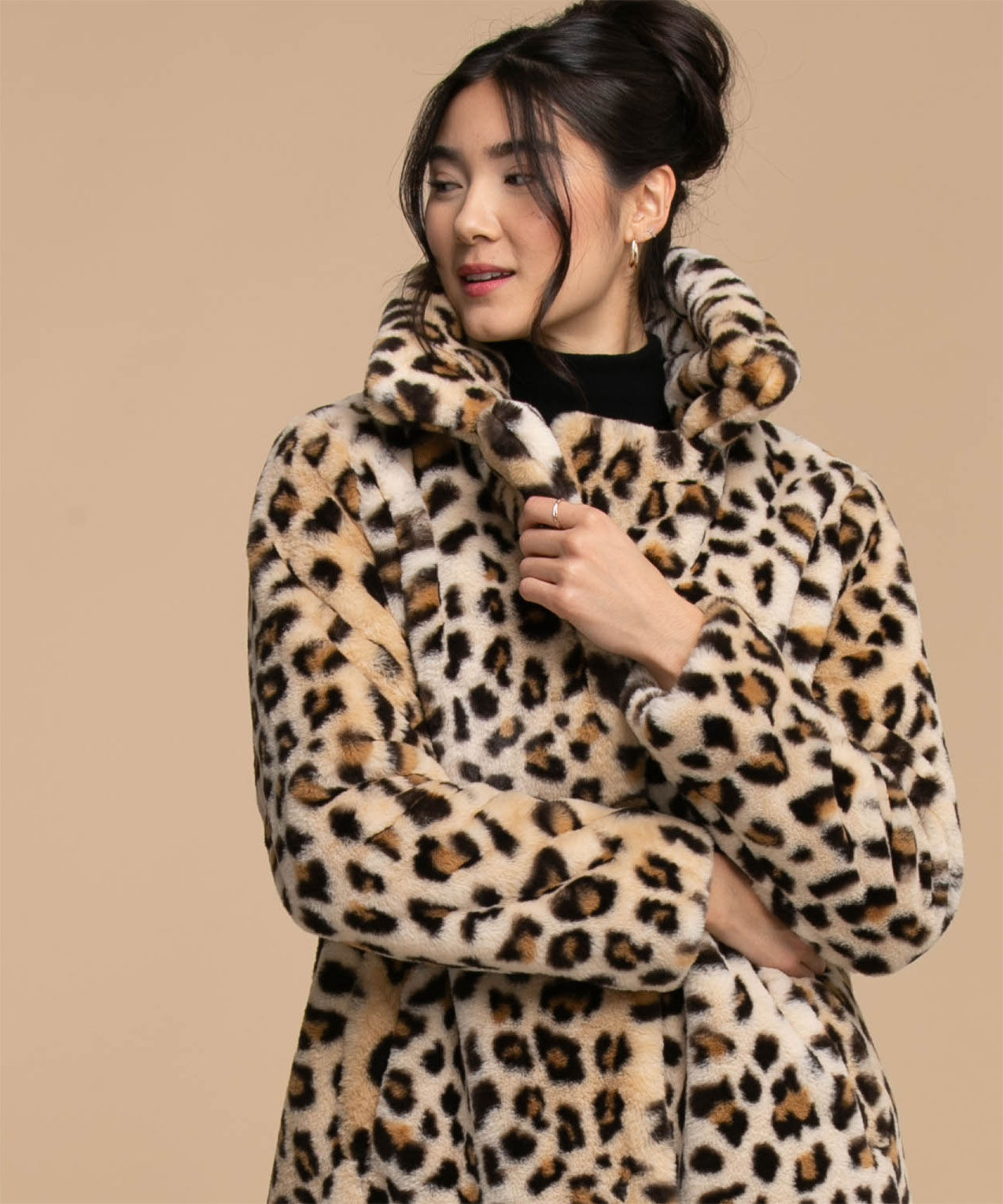 Animal print winter coats 2025