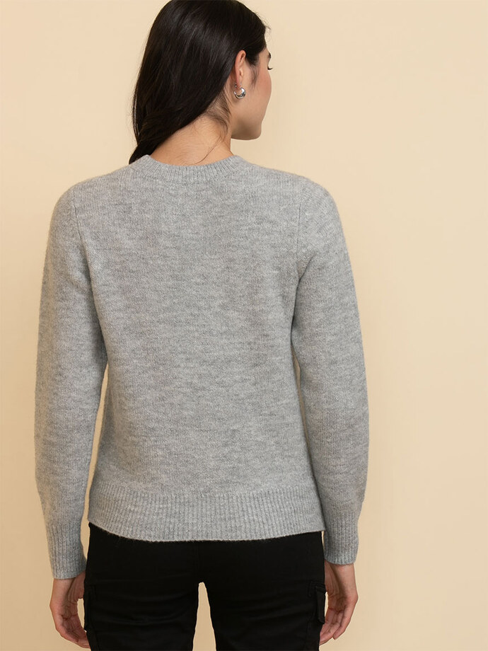 Crewneck Mossy Sweater Image 6