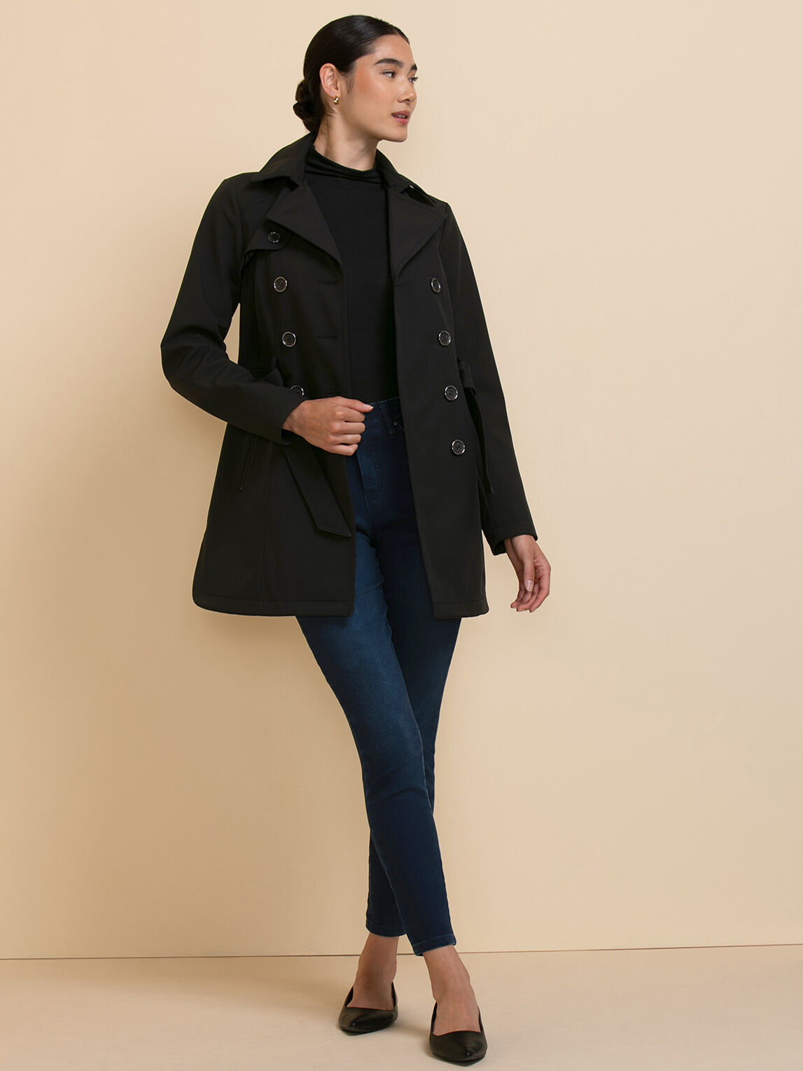Softshell trenchcoat clearance