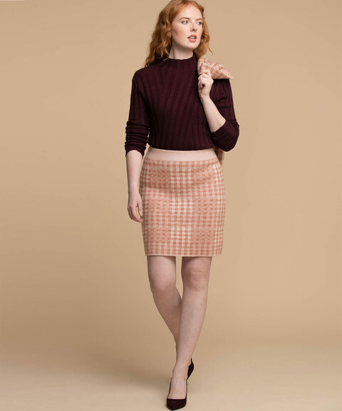 Pull-On Sweater Skirt