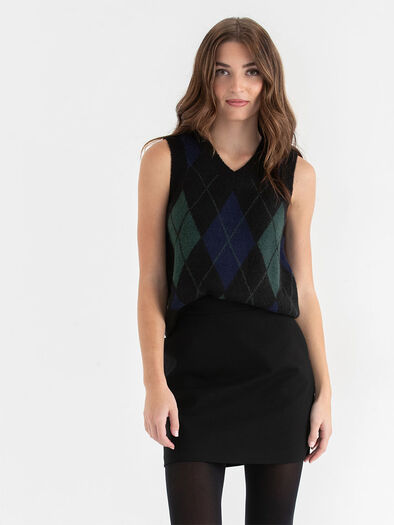 Argyle Sweater Vest, Blackwatch Argyle Argyle Sweater Vest, Blackwatch Argyle