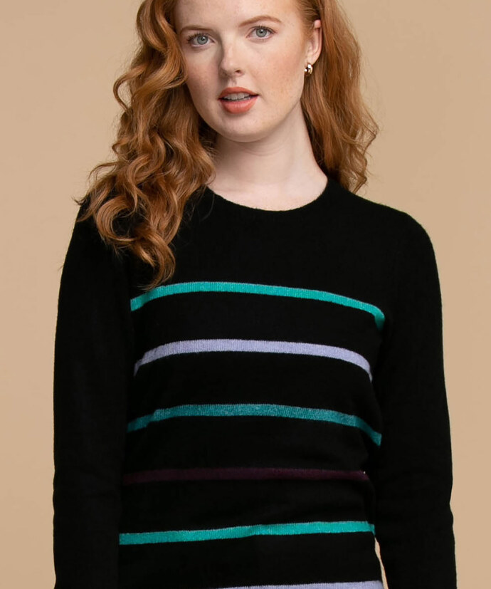 Striped Pullover Sweater Image 4