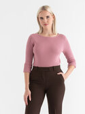 Ribbed Boat Neck Sweater Ribbed Boat Neck Sweater