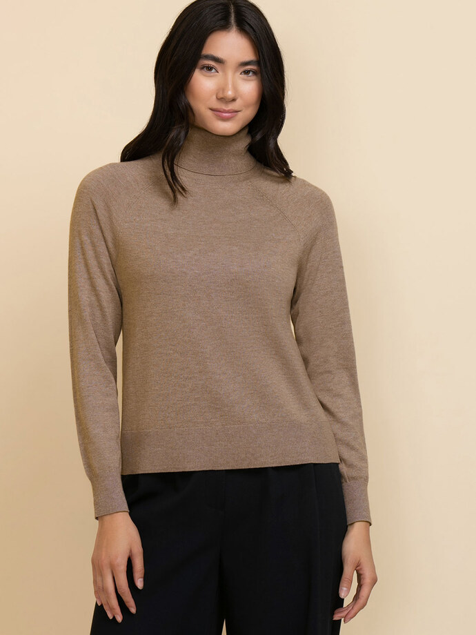 Cashmere-Blend Turtleneck Sweater Image 4