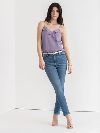 Ruffle Cami Blouse, Dusk Ruffle Cami Blouse, Dusk