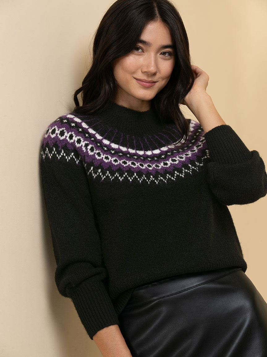 Women's balloon sleeve sweater store