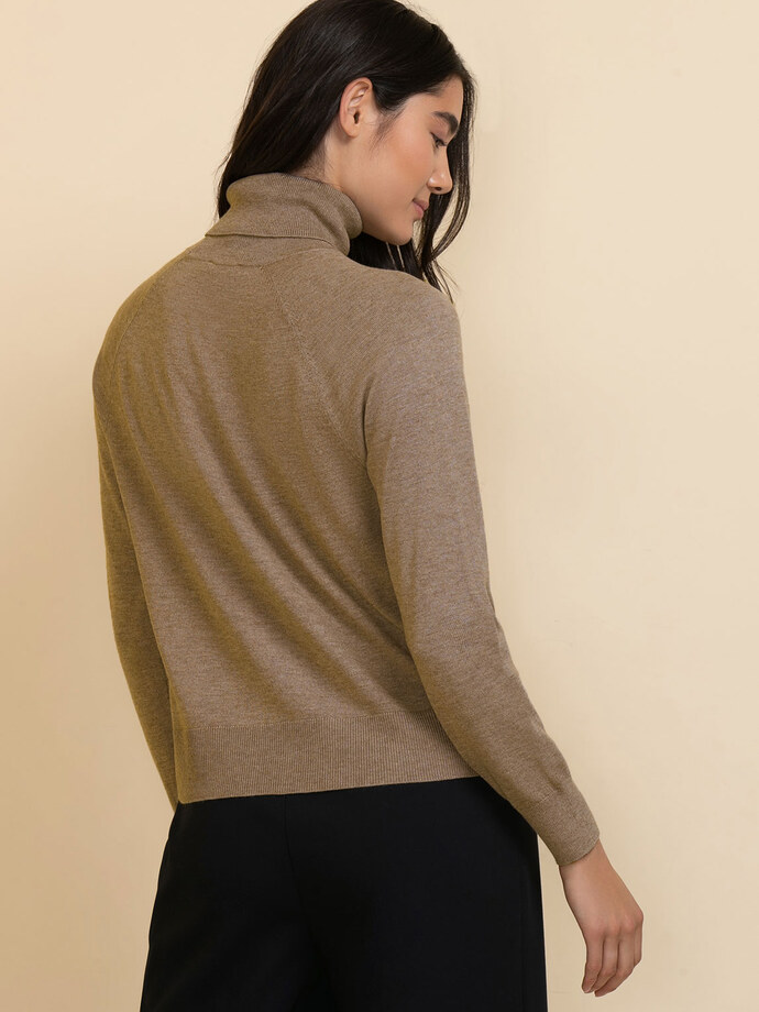 Cashmere-Blend Turtleneck Sweater Image 5