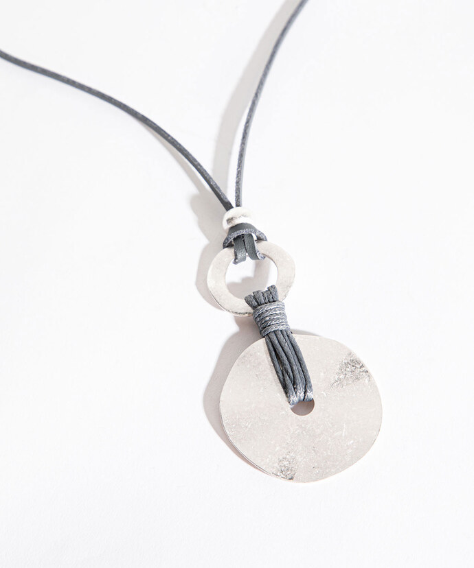 Molten Metal Pendant Necklace Image 1