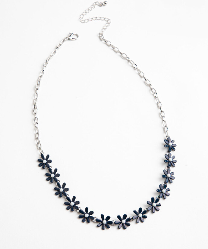 Blue Daisy Necklace Image 1