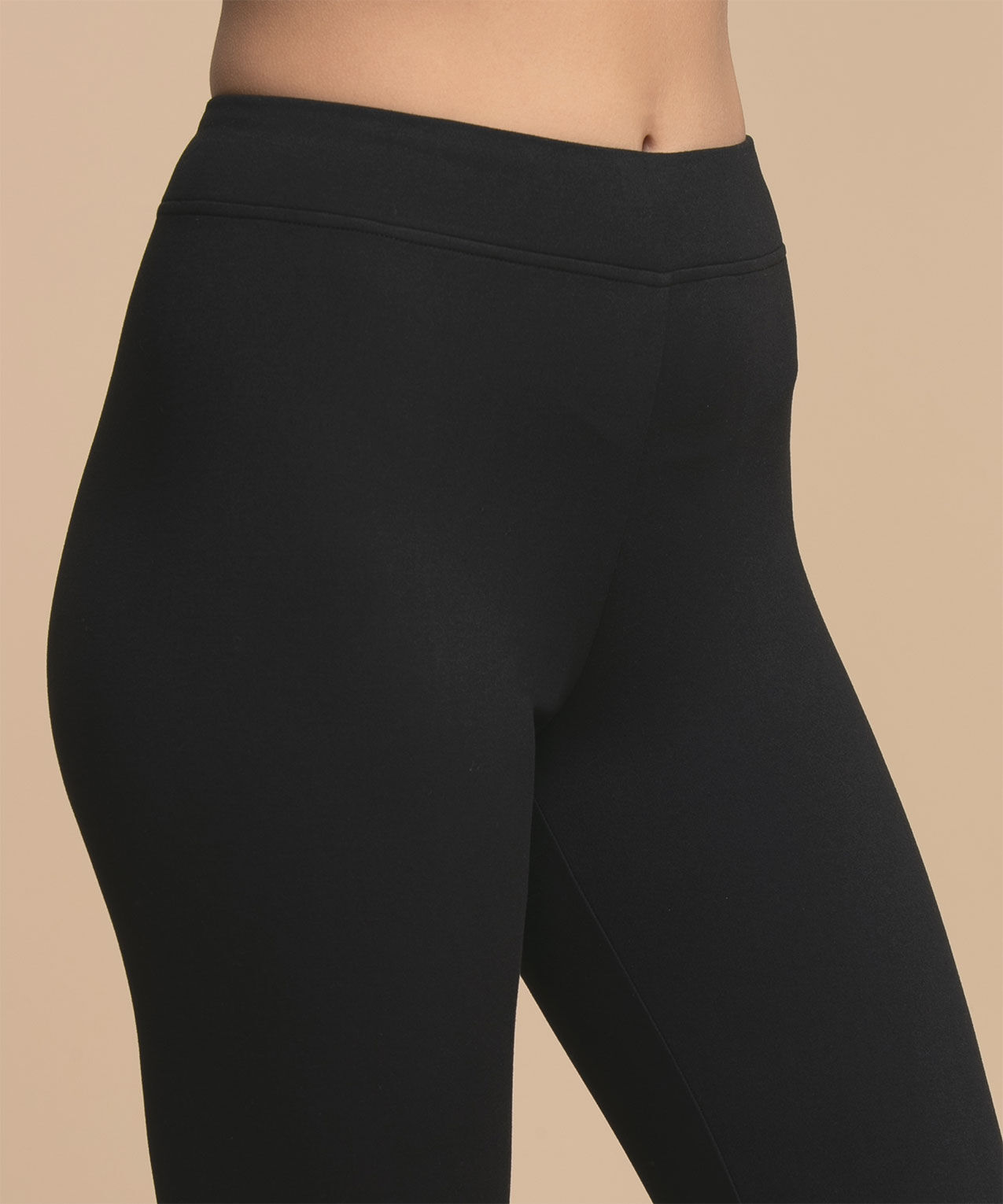 Black fleece leggings online