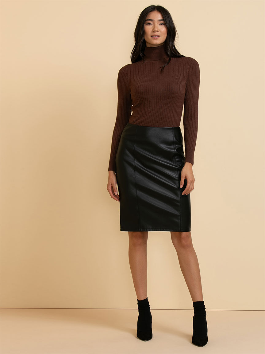 Where can i buy store faux leather pencil skirt
