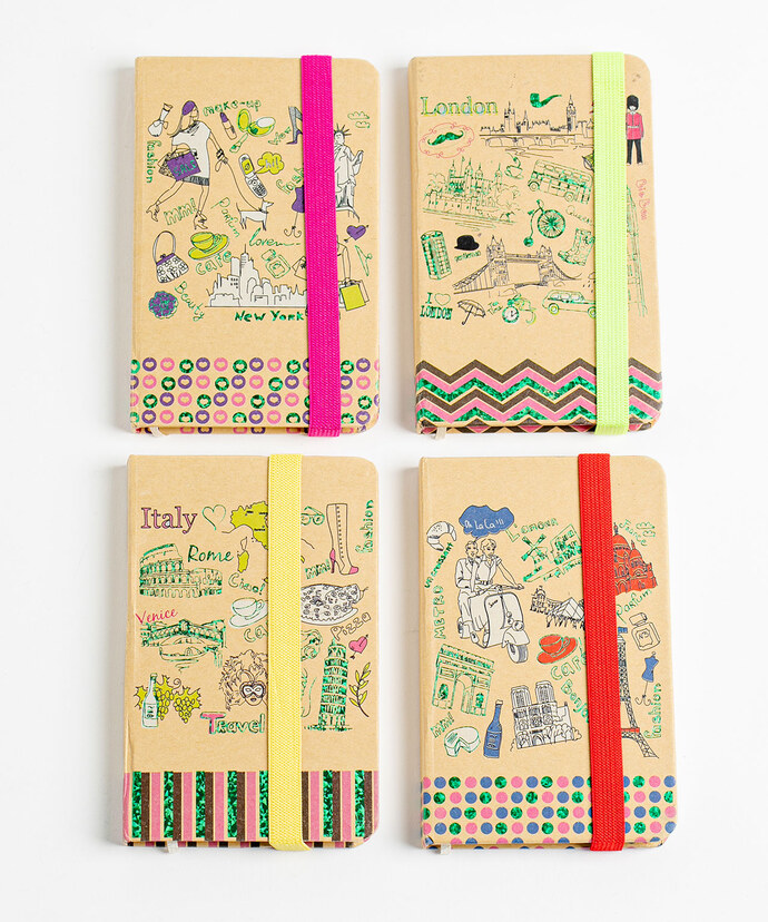 Travel Notebook 4-Pack Image 1