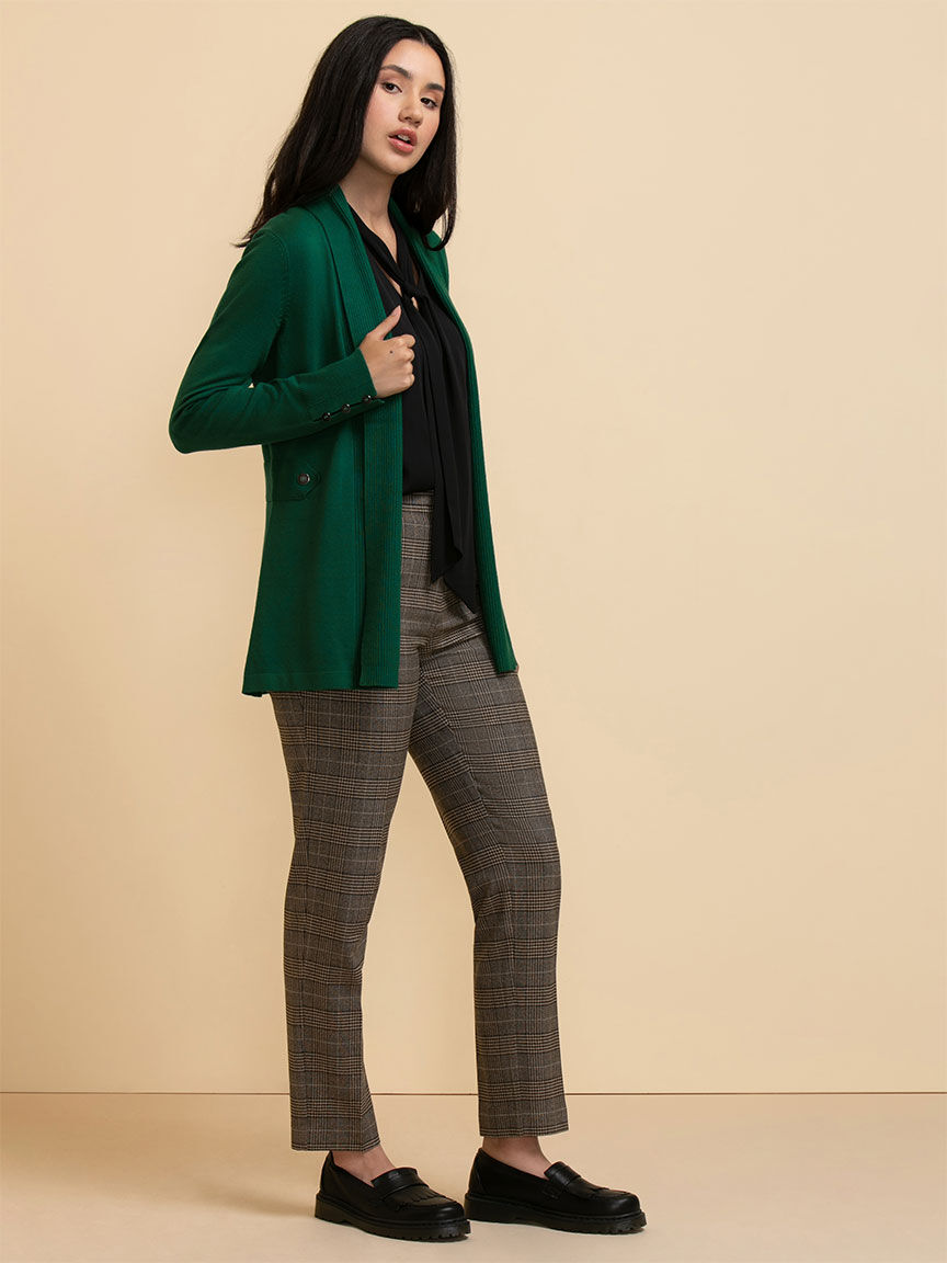 Tab button new arrivals detail cardigan