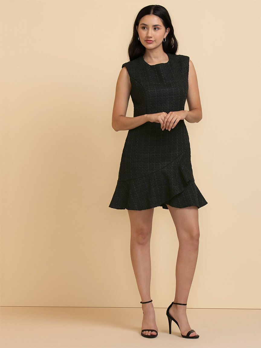 Boucle outlet sheath dress