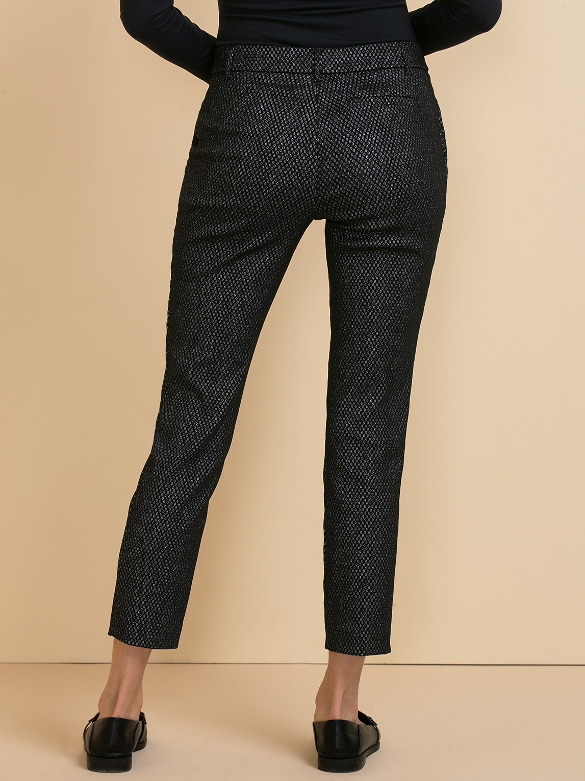 Slim Leg Pattern Microtwill Pant by Jules & Leopold