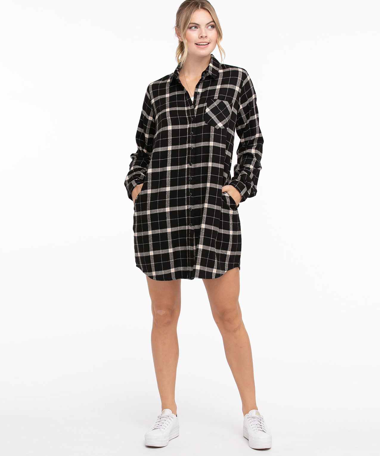 Flannel Shirt Dress | Rickis