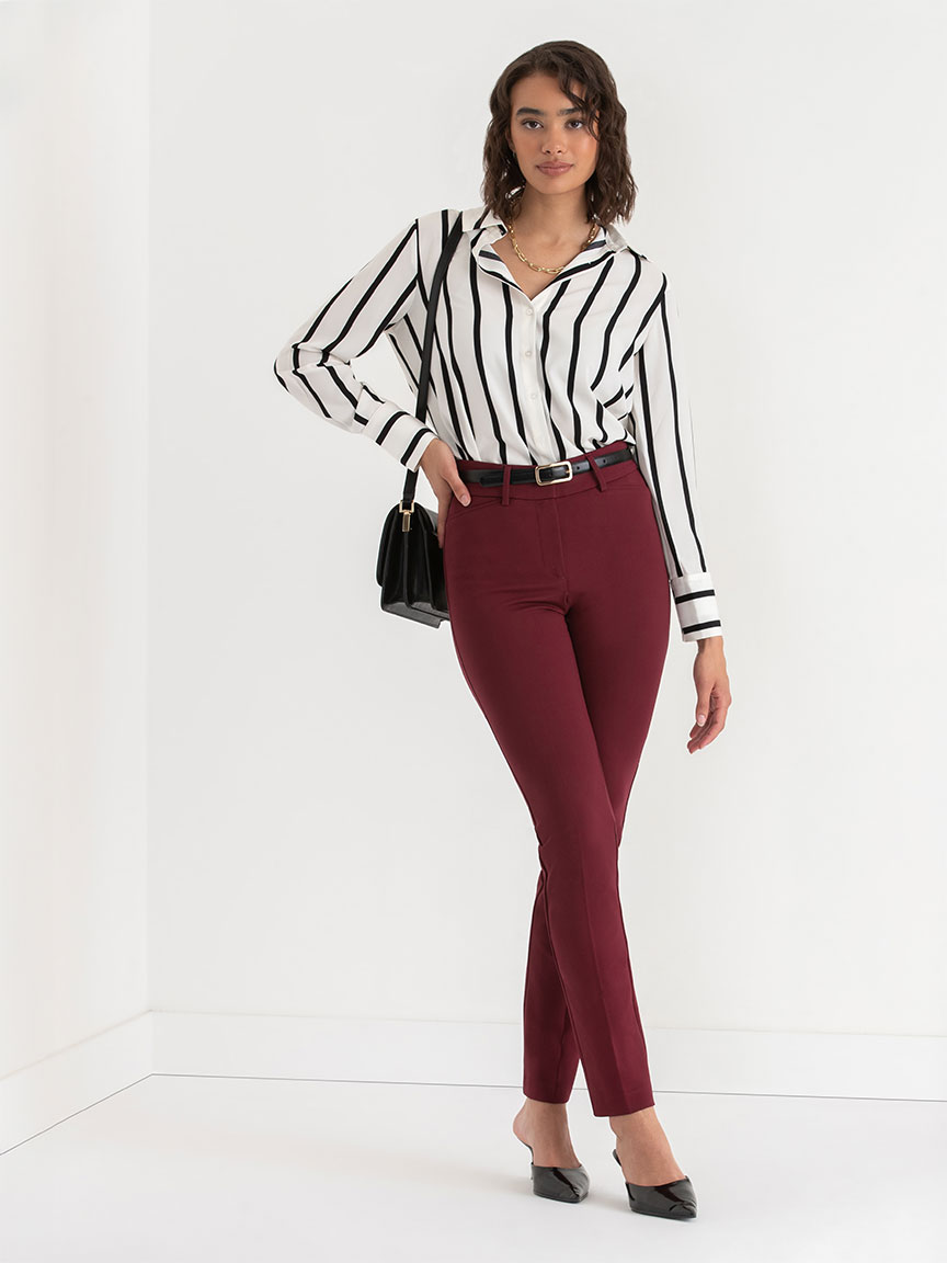 Nicole Textured Button-Down Shirt