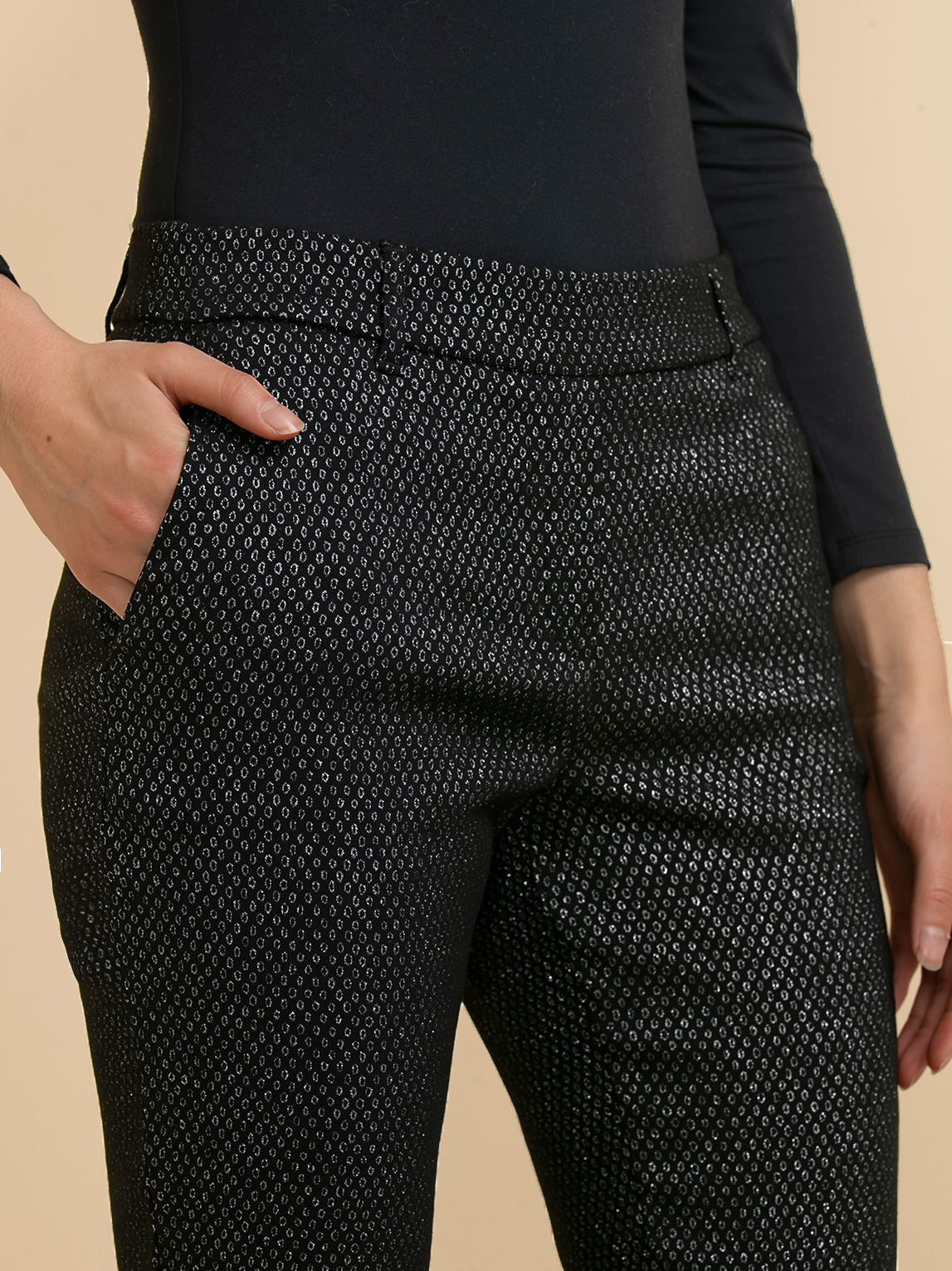 Slim Leg Pattern Microtwill Pant by Jules & Leopold