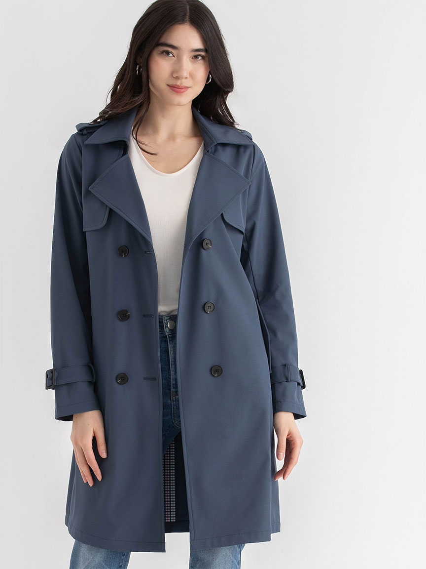 Long Double Breasted Trench