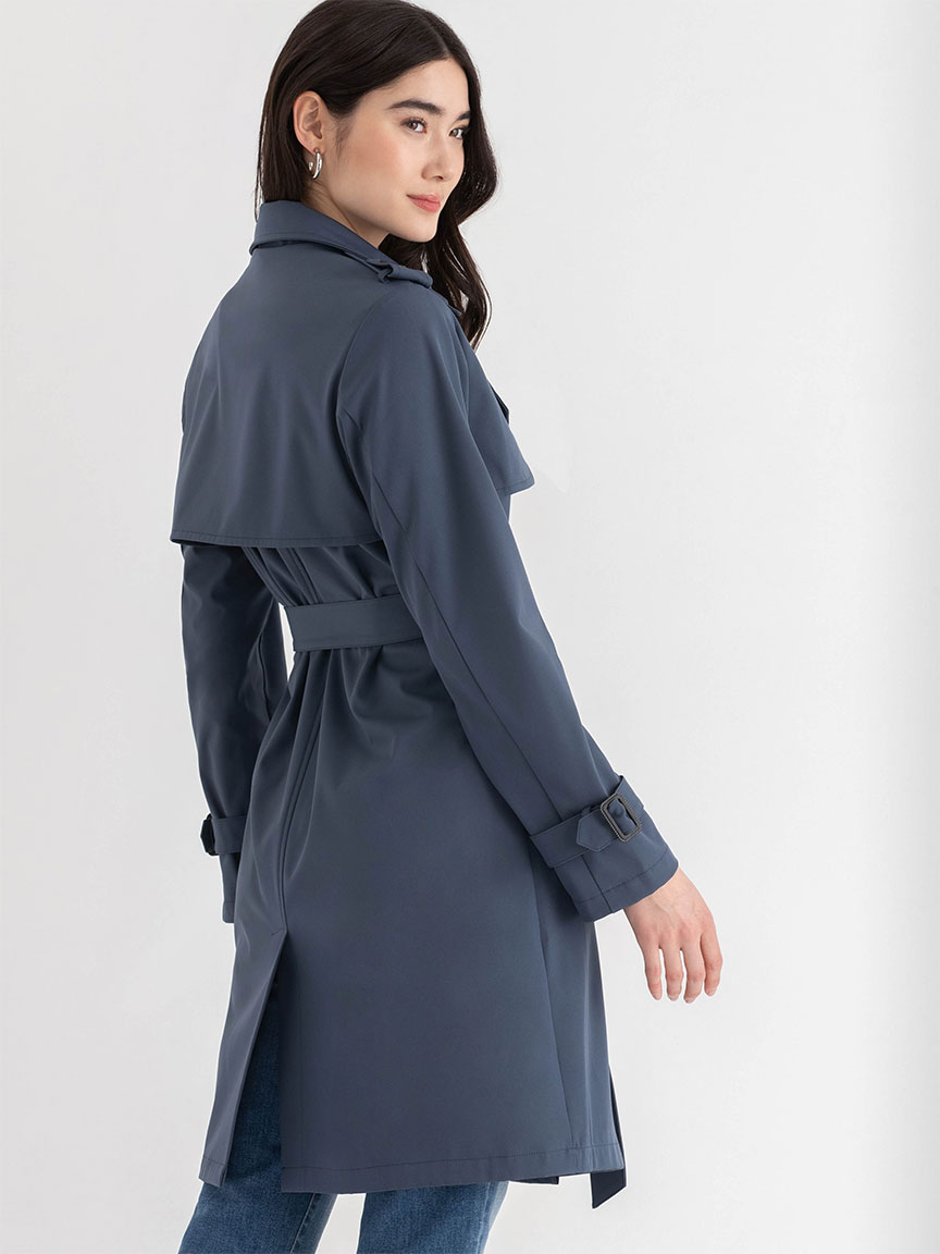 Long Double Breasted Trench