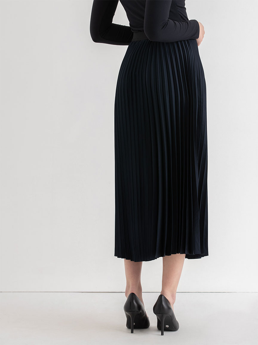 Pleated Midi Skirt