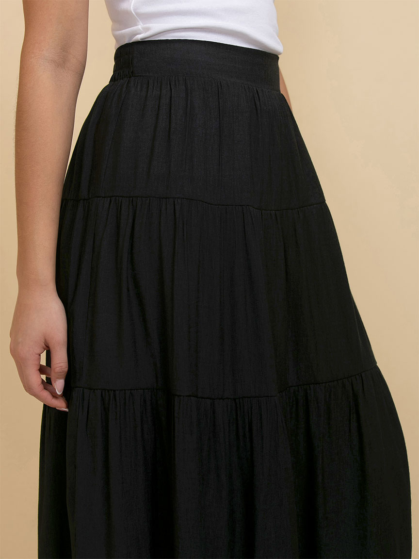 Tiered Maxi Skirt