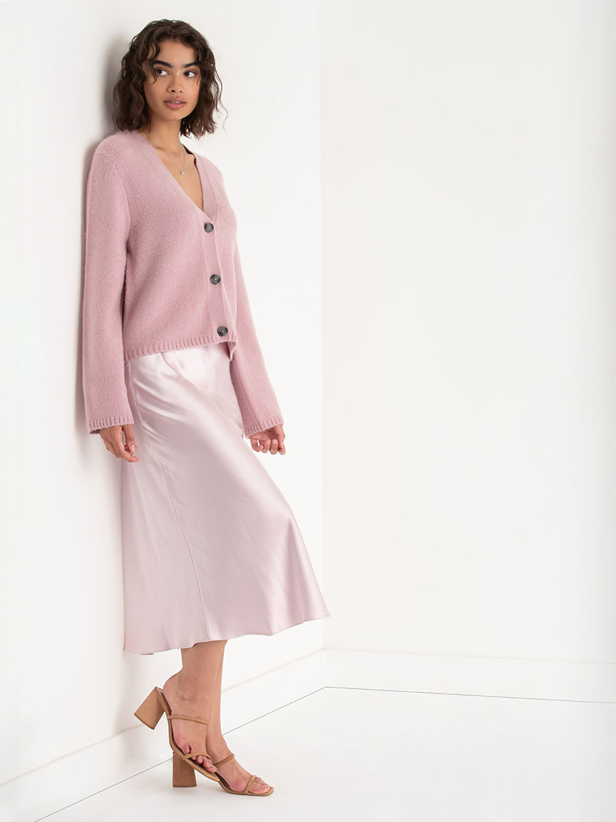 Long Sleeve Button Front Cardigan