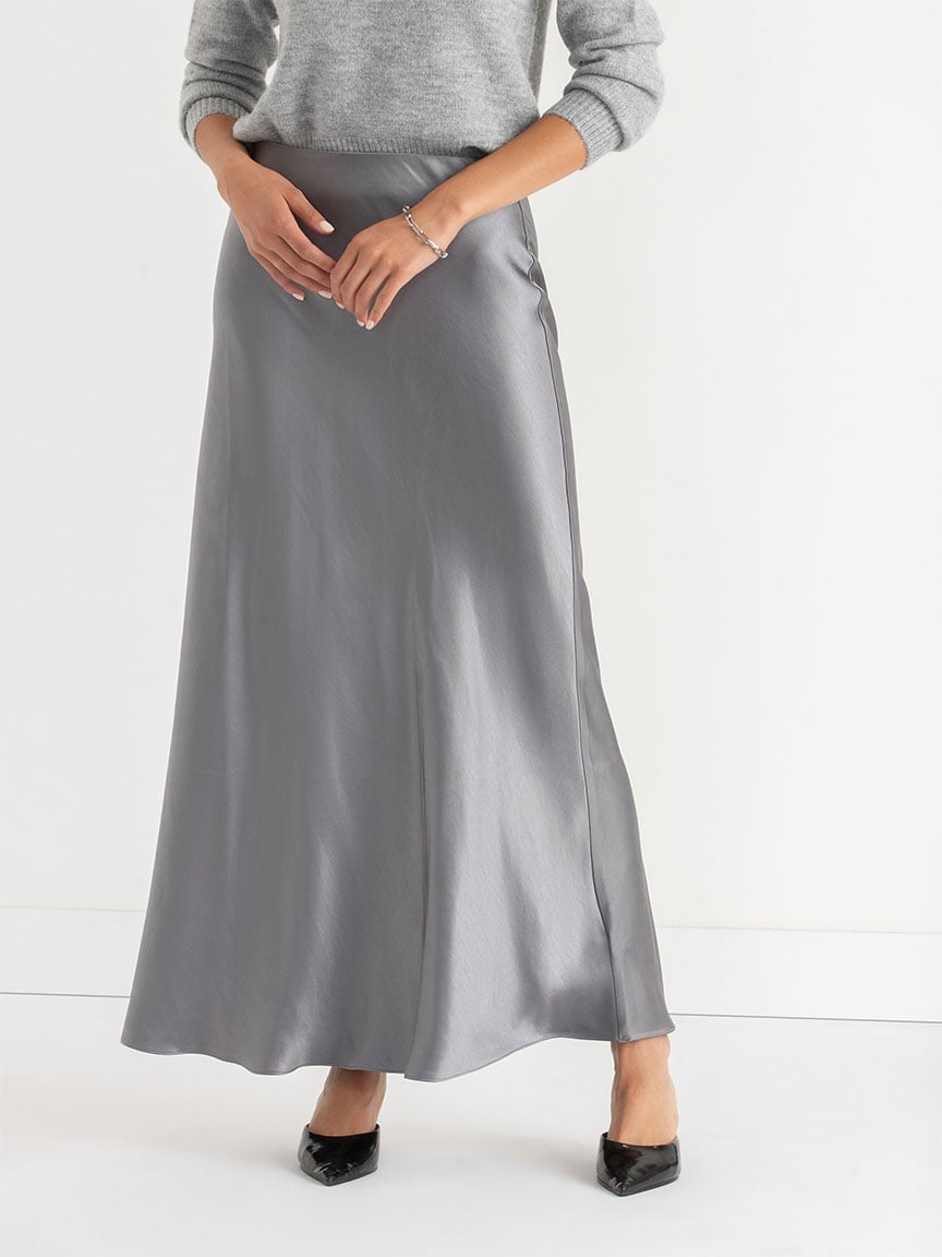 Satin Maxi Skirt