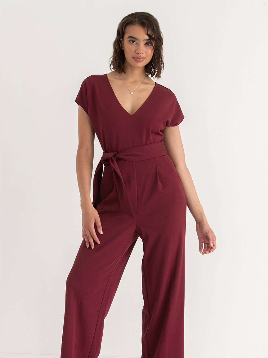 Venus Full Length Jumpsuit Iconic Crepe