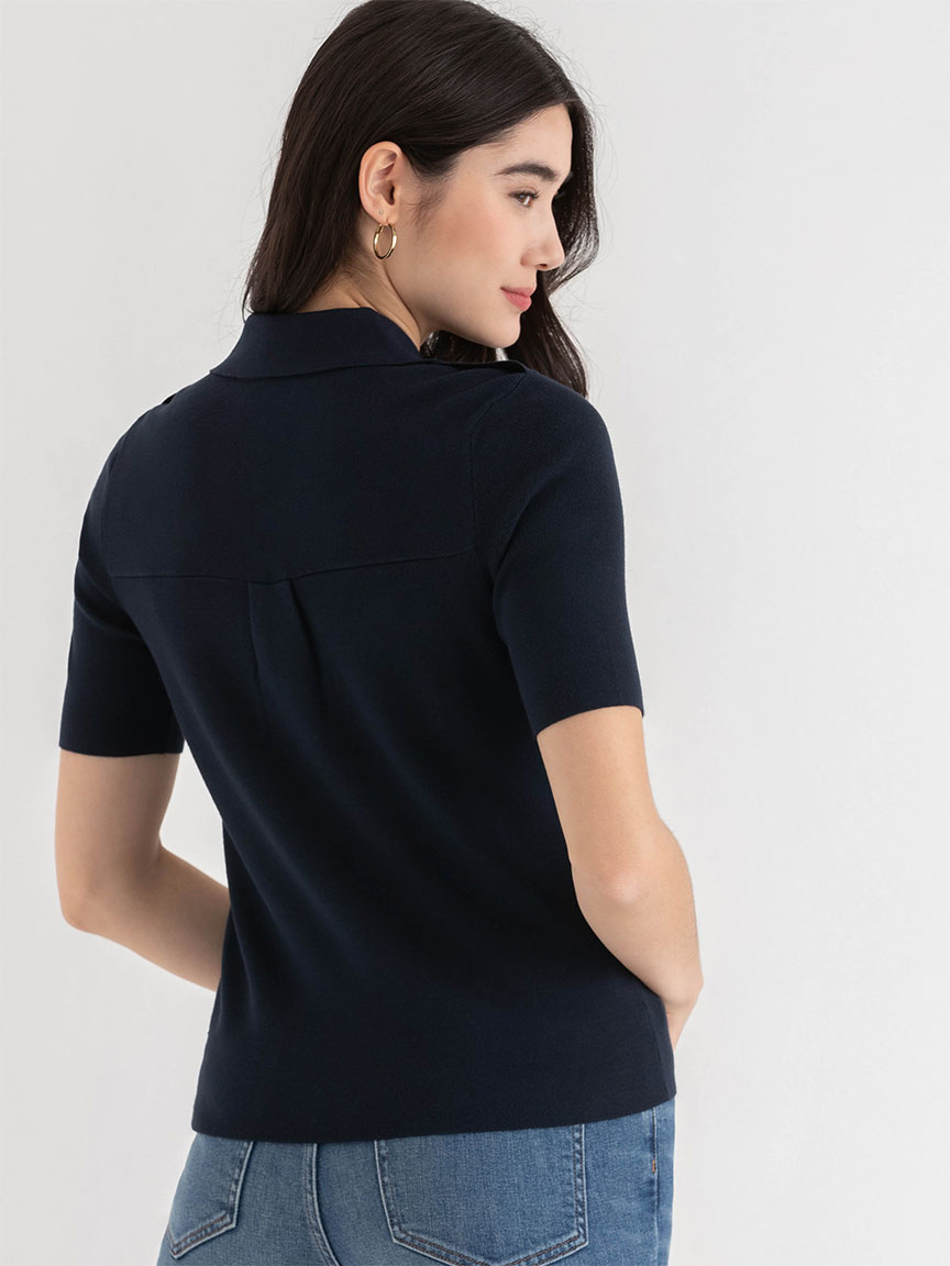 Polo Collar Sweater Tee