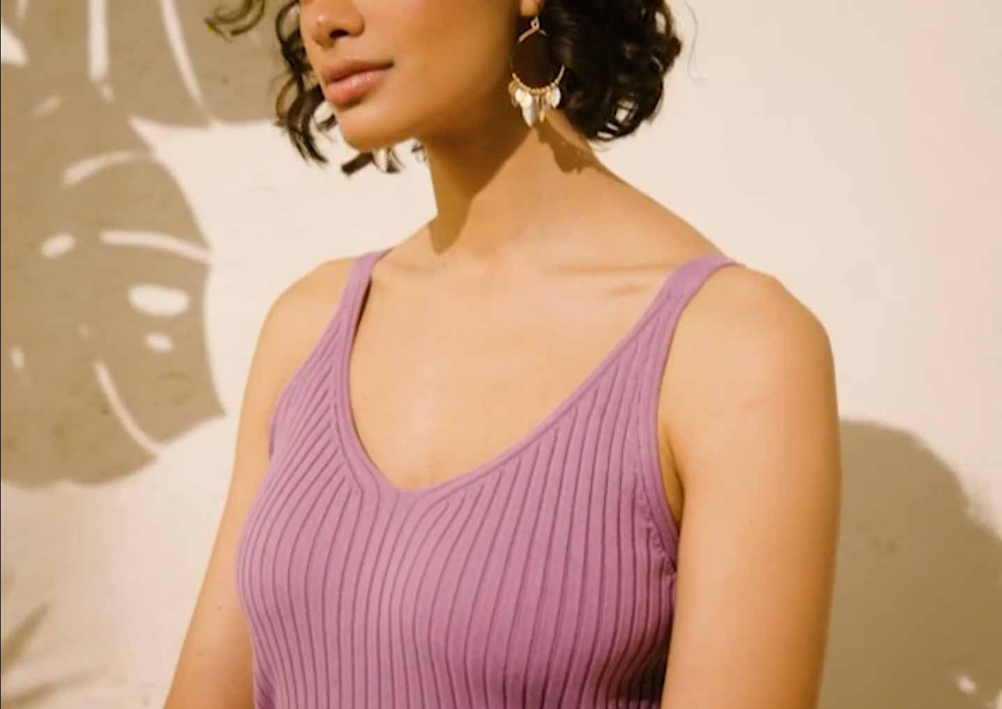 Rib Sweater Tank