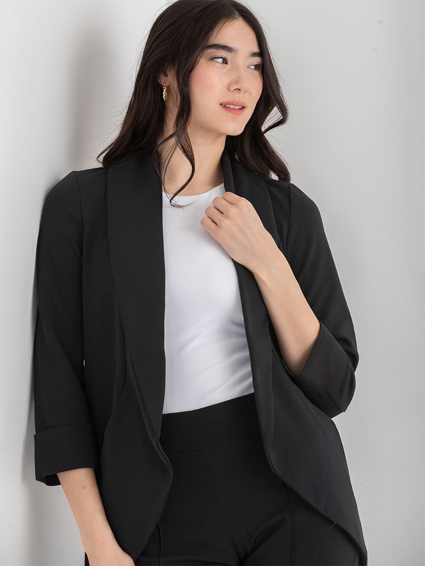 York Shawl Collar Blazer Ricki s Size S Black Colour