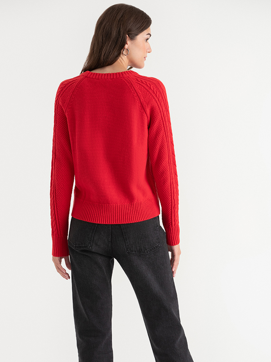 Cable Knit Pullover Sweater