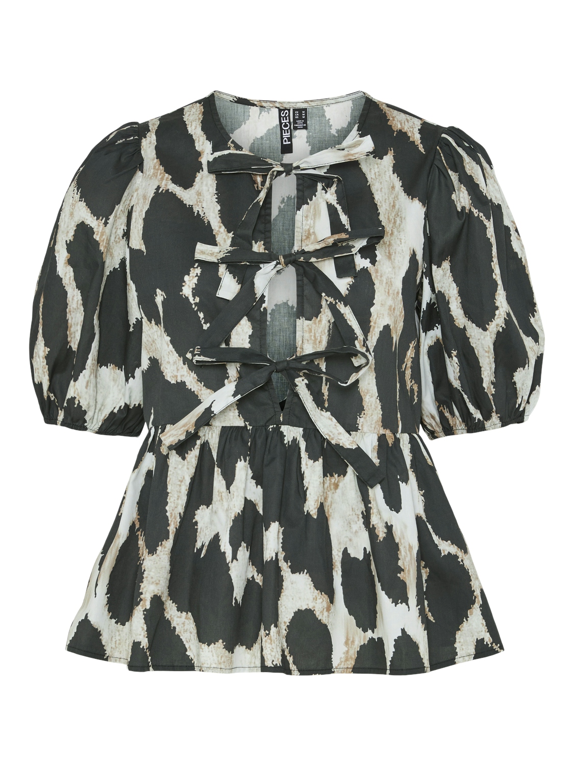 Jade Open Neckline Blouse